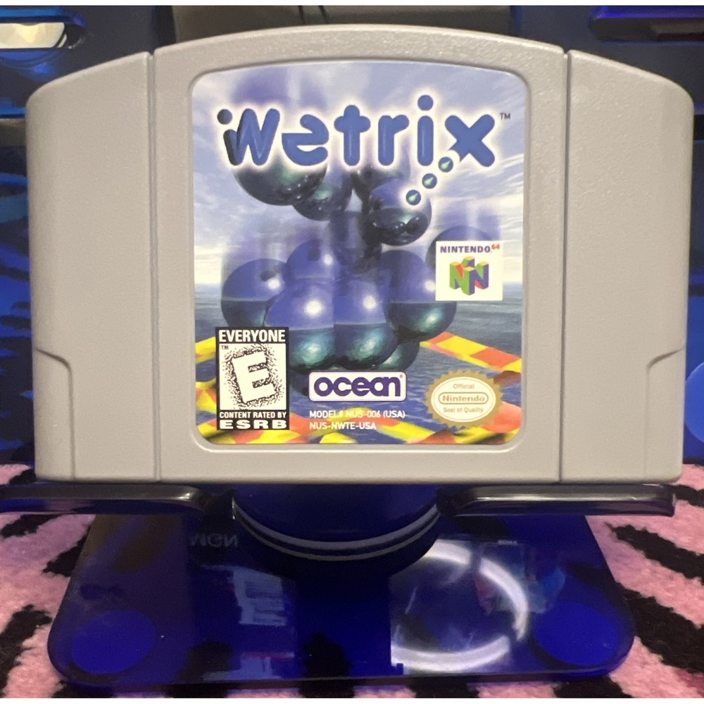 Wetrix - Nintendo 64 N64 - CIB - Authentic, Tested, Working, Cleaned, Very Good - Picture 2 of 4